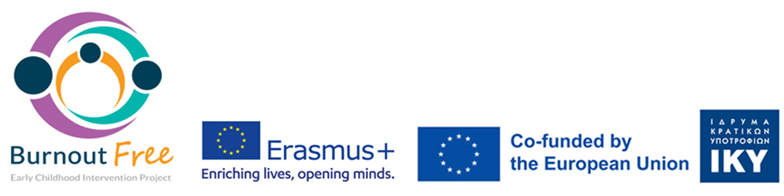 banner cu logourile BurnoutFree Erasmus+